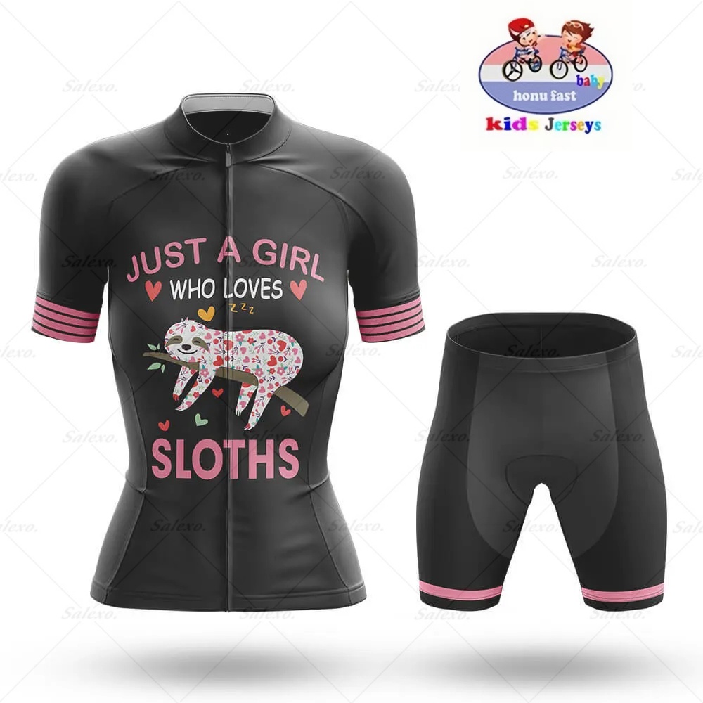 Baby Clothing Sale - 2026 ベビー通気性キッズナマケモノサイクリングジャージセットクッションショーツ子供マウンテンバイク服男の子女の子夏自転車キット