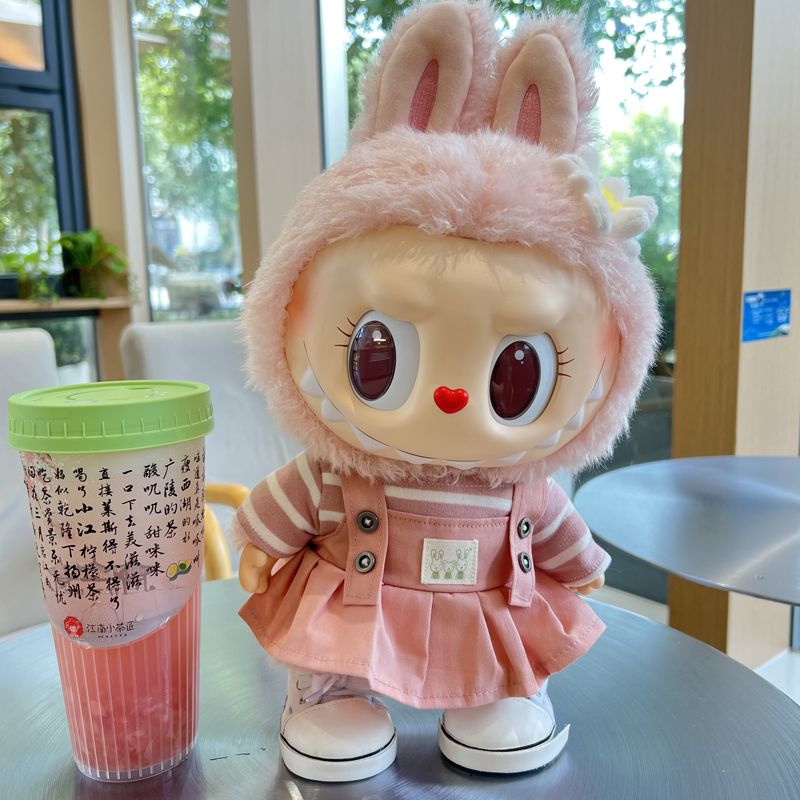 Baby Clothing In Summer - 38 センチメートル大ベビードレス服 POPMART バブルマート Labubu 春野生夏