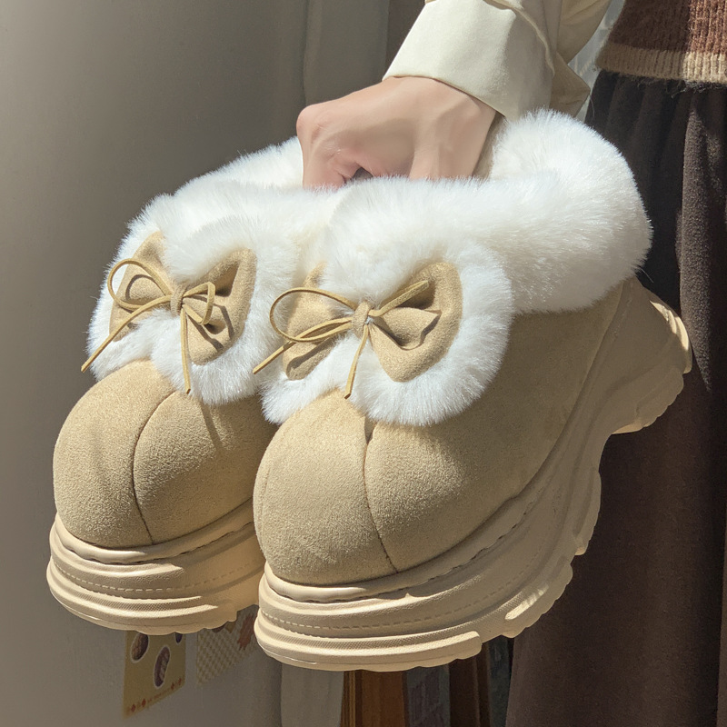 暖かいフェイクファーふわふわスリッパ レディース 冬用プラッ - Soft Sole Booties のレビューと価格