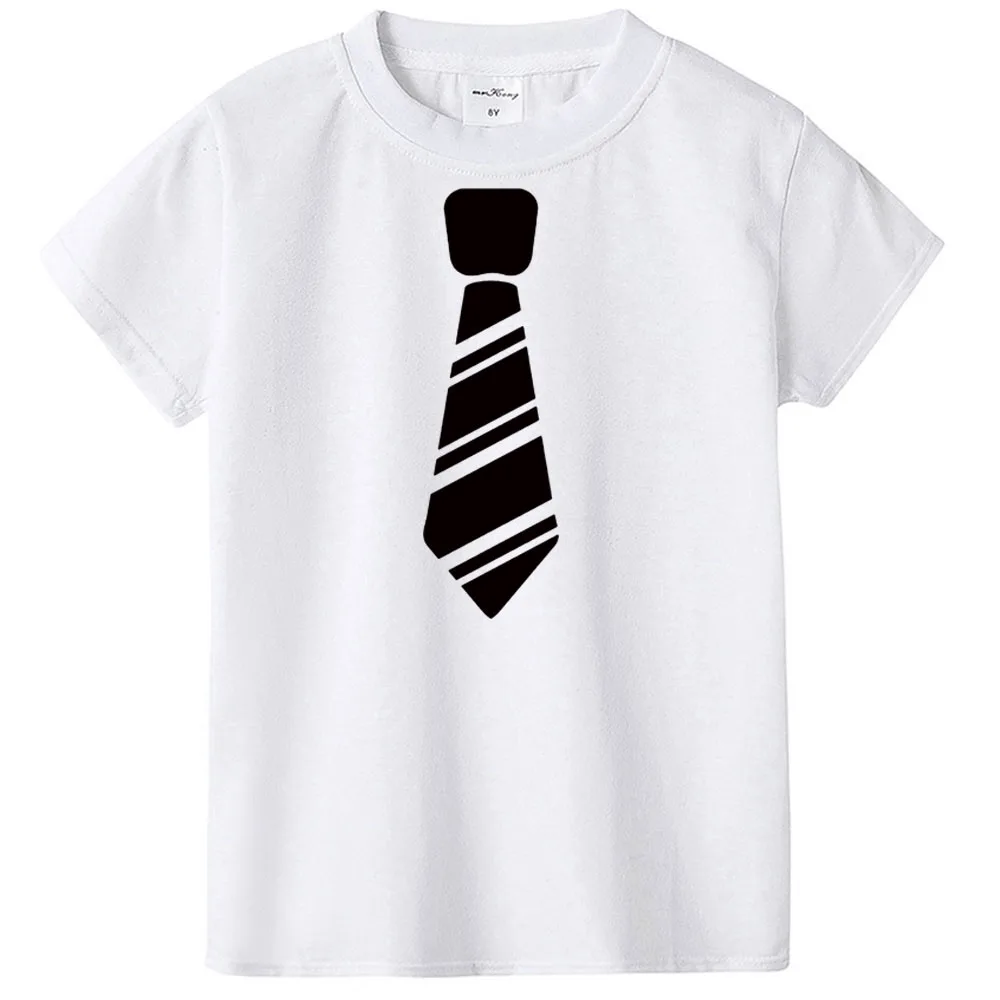 蝶ネクタイプリントの子供用tシャツ,男の子用のモノクロシャツ - Baby Clothing Unique のレビューと価格