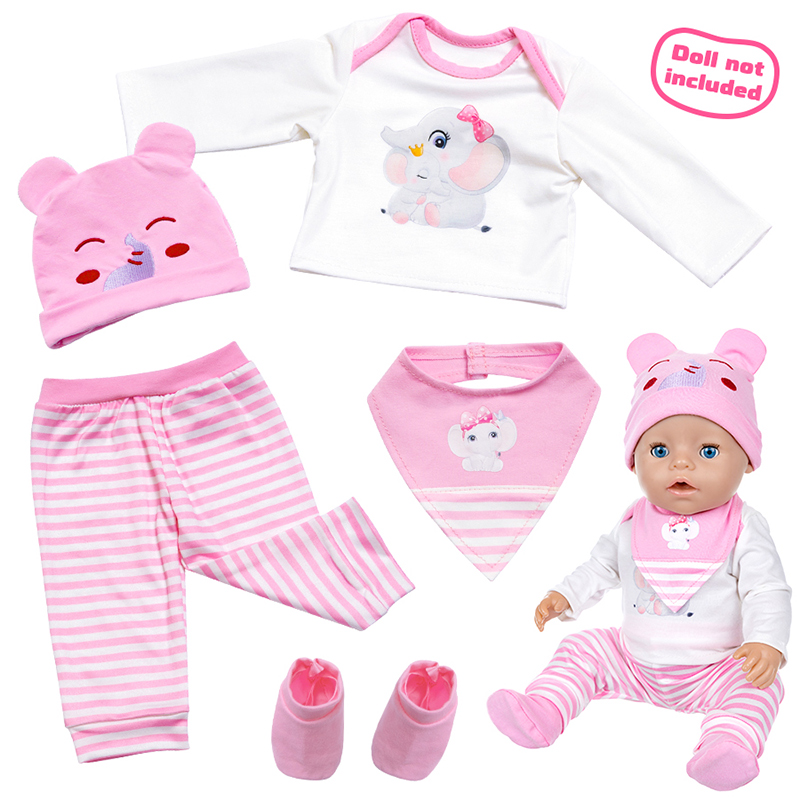 16～18インチ新生児ベビー人形用ドール服セット、ベアージャ - Newborn Gift Set のレビューと価格