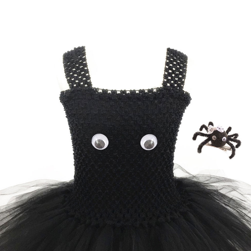 ハロウィンガールズスパイダーチュチュドレスノースリーブパーテ - Baby Clothing Unique のレビューと価格