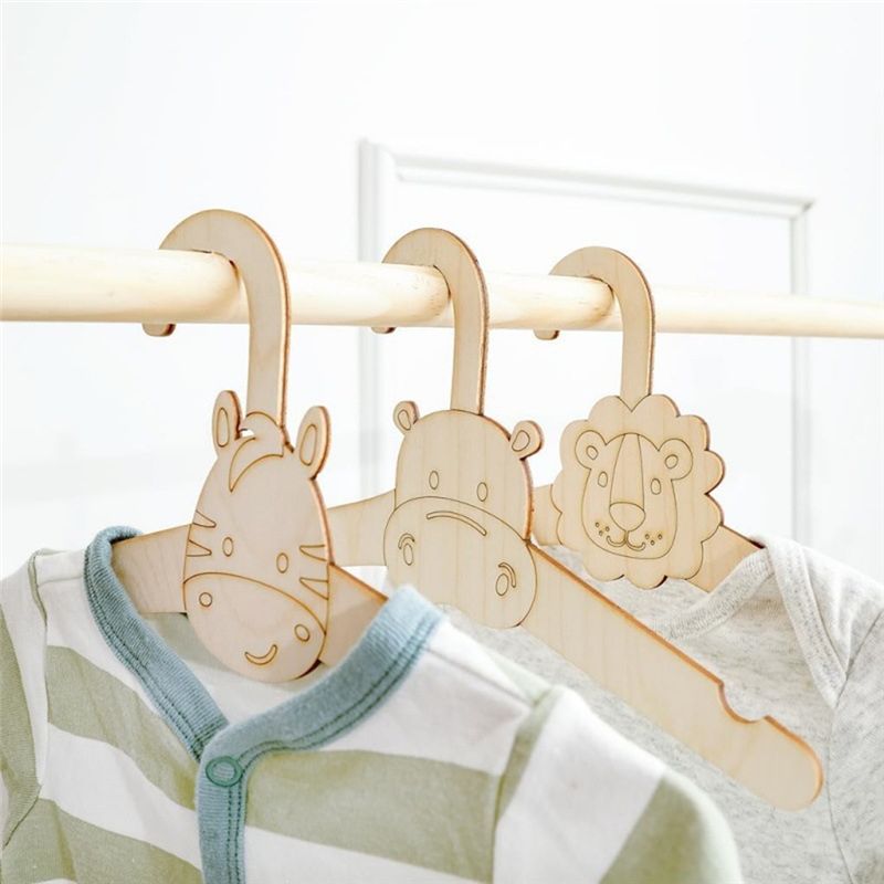 20 個のかわいい木製洋服ハンガー壁掛けコートラックベビー衣 - Baby Clothing Hanging Rack のレビューと価格
