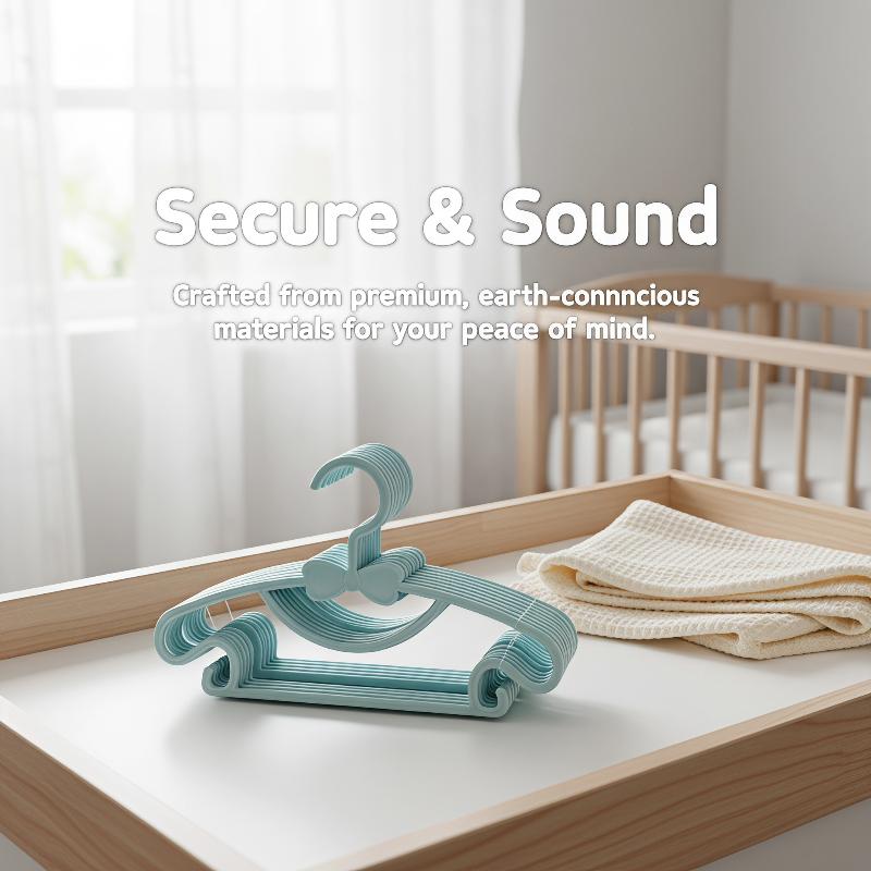 12 個ベビーキッズ洋服ハンガーセット耐久性のある滑り止め衣 - Baby Clothing Hanging Rack のレビューと価格