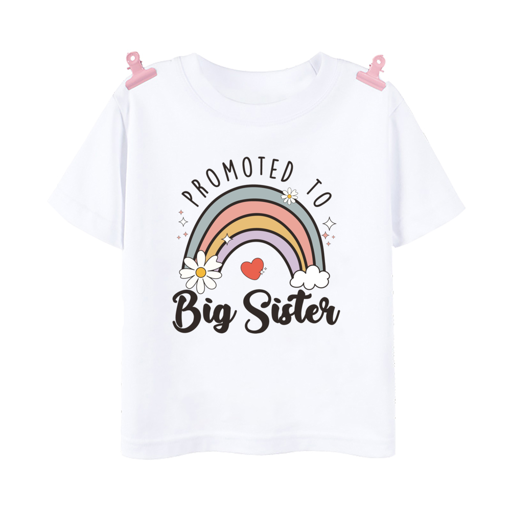 プロモーションに昇格したビッグシスタープリントベビー発表シャ - Baby Clothing Sale のレビューと価格
