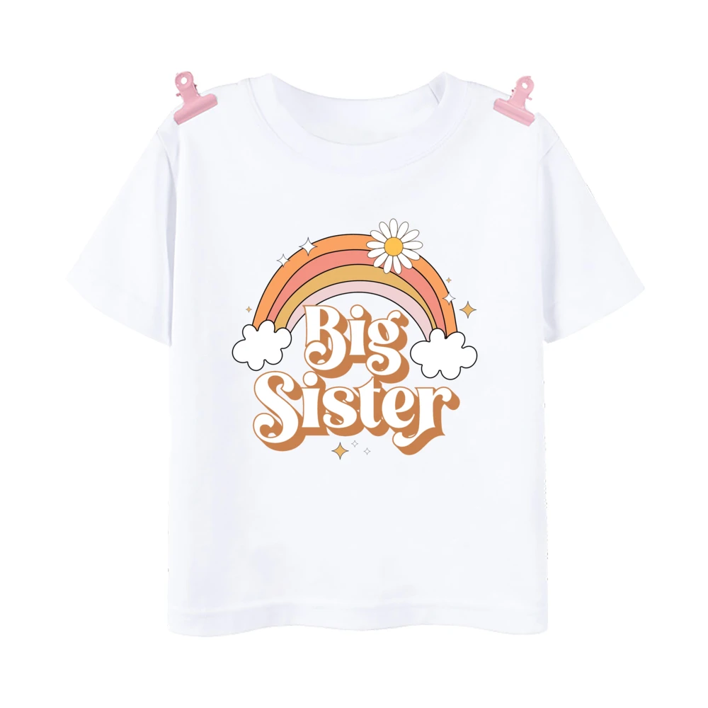 プロモーションに昇格したビッグシスタープリントベビー発表シャ - Baby Clothing Sale のレビューと価格
