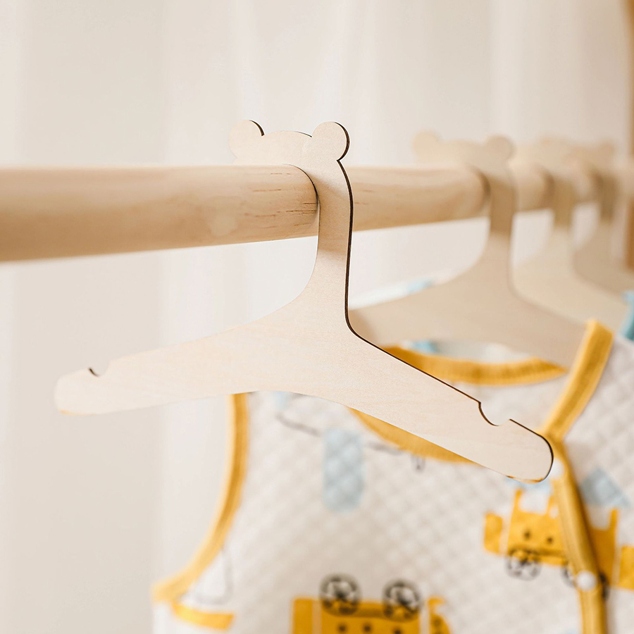 10 ピース/セットベビークリエイティブハンガーラックベビー - Baby Clothing Hanging Rack のレビューと価格