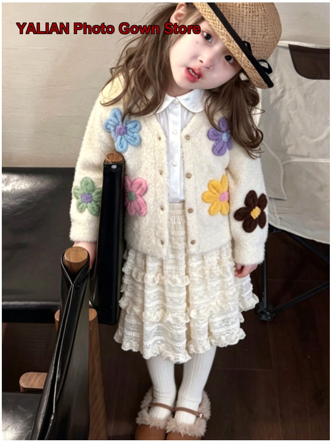 キッズ 2026年秋 女の子用 レイジースタイル ニットコー - Baby Clothing Unique のレビューと価格