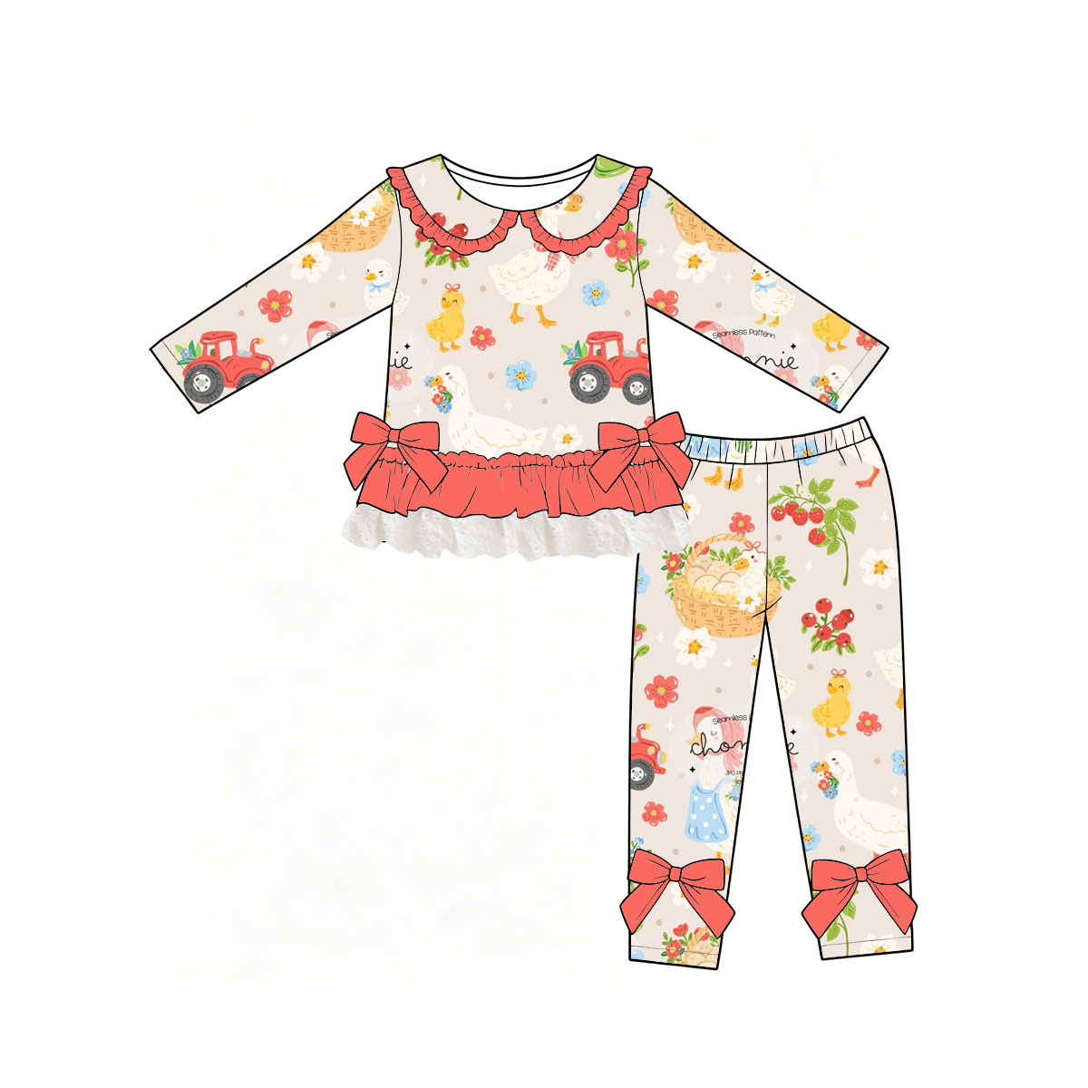 カスタムガールレオパードフラワーバレエスナックアウトフィット - Toddler Legging Set のレビューと価格