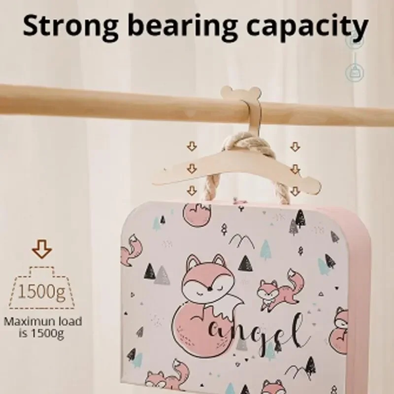 5/10 個ベビー服ラックかわいいクマ木製子供服ハンガーホー - Baby Clothing Hanging Rack のレビューと価格