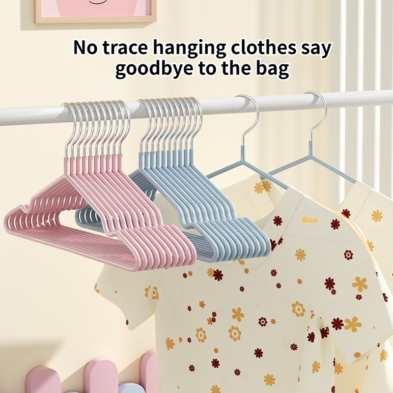 ナノトレース - 滑り止め付き子供用ハンガー、厚みのあるビニ - Baby Clothing Hanging Rack のレビューと価格