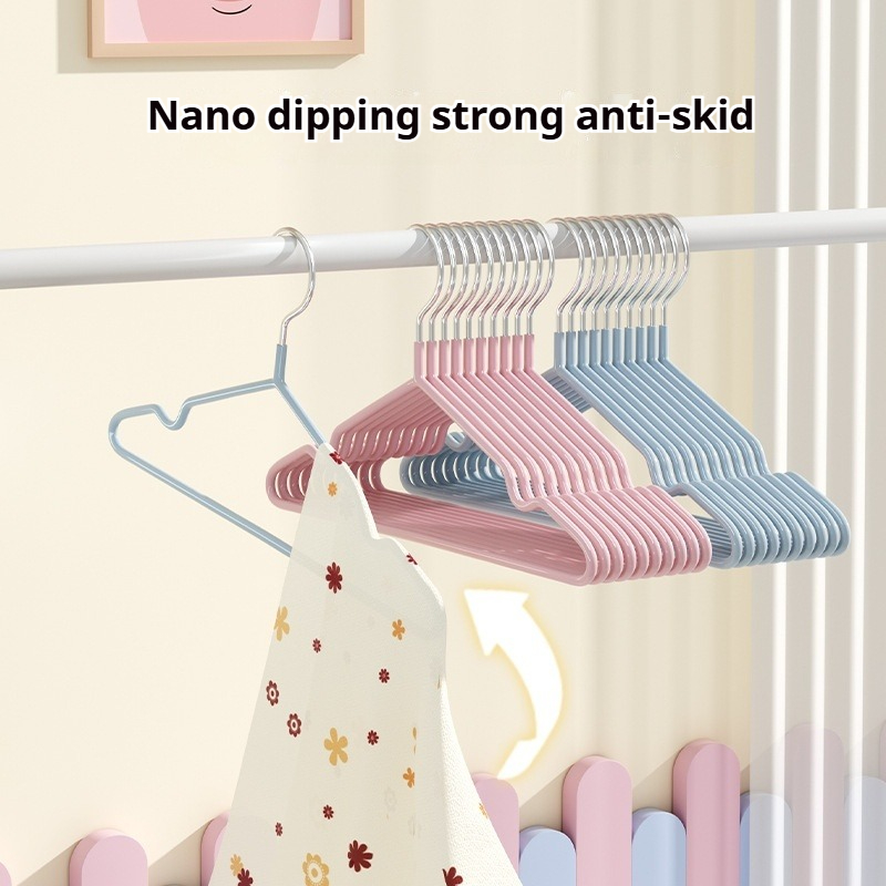 ナノトレース - 滑り止め付き子供用ハンガー、厚みのあるビニ - Baby Clothing Hanging Rack のレビューと価格