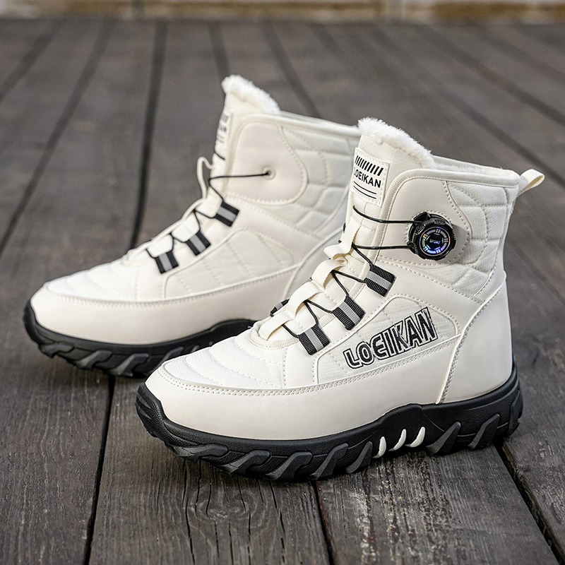 メンズプラスサイズカジュアルコットンブーツ、冬の新作、暖かい - Soft Sole Booties のレビューと価格
