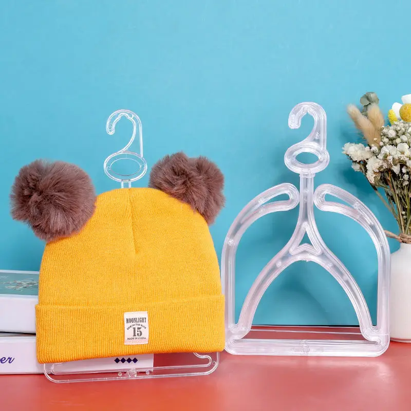 シンプルな帽子陳列ラック ベビー・子供・大人用 ニット製パー - Baby Clothing Hanging Rack のレビューと価格