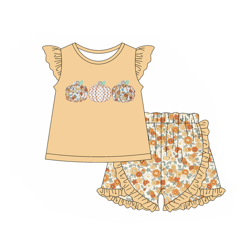 感謝祭ファッションブティックキッズベビーガールズパンプキンフ - Toddler Legging Set のレビューと価格