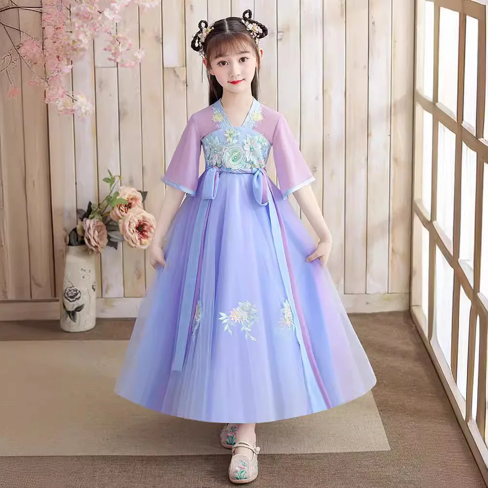 夏子供韓服ドレスプリンセスコスチュームキッズパーティー Ve - Baby Clothing In Summer のレビューと価格