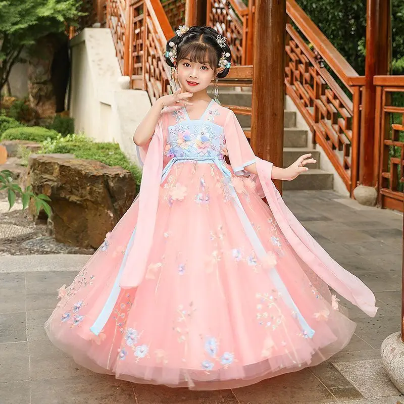 夏子供韓服ドレスプリンセスコスチュームキッズパーティー Ve - Baby Clothing In Summer のレビューと価格