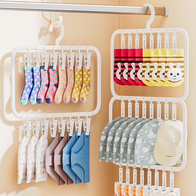 CPI-多機能マルチクリップソックス乾燥ハンガー取り外し可能 - Baby Clothing Hanging Rack のレビューと価格